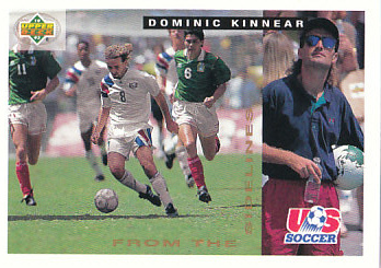 Dominic Kinnear USA Upper Deck World Cup 1994 Preview Eng/Spa From The Sideline #156